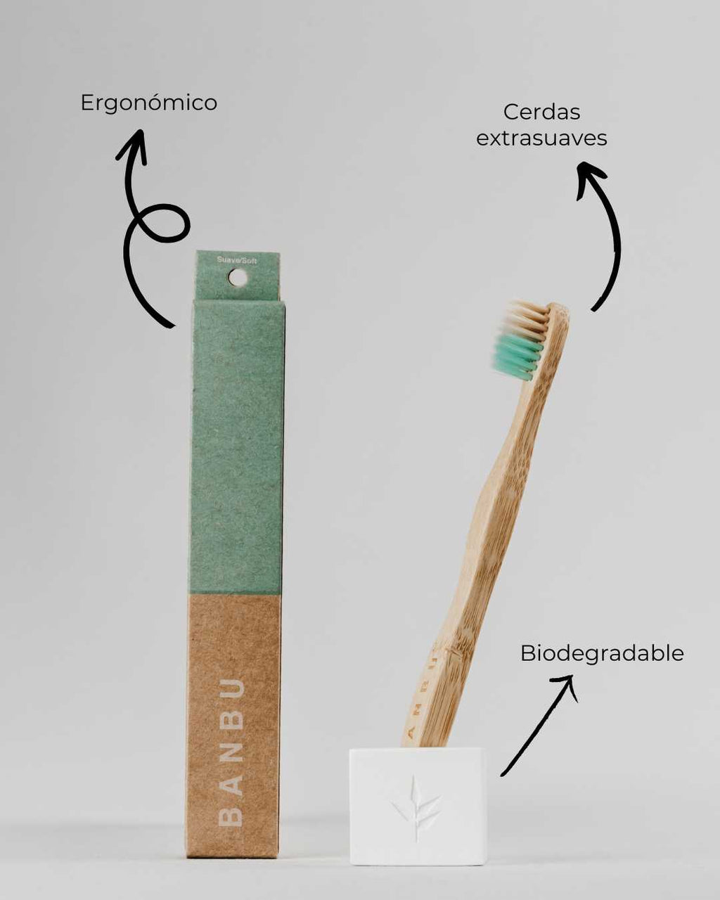 Kids Bamboo Toothbrush — Extra Soft Rounded Bristles | Eco-Friendly & Plastic-Free
