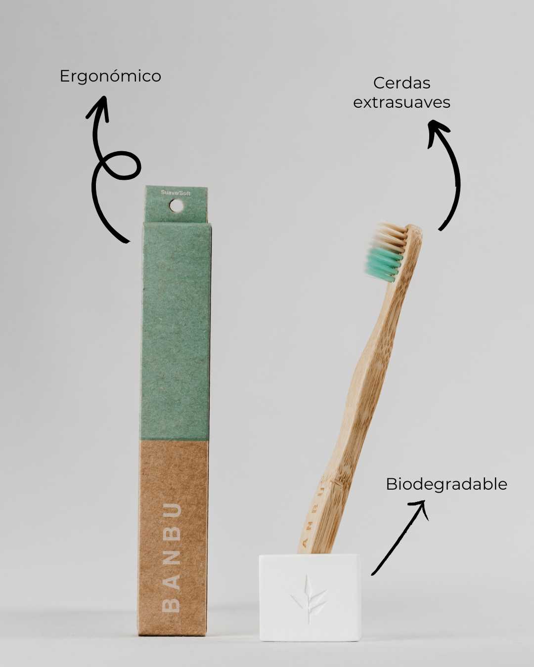Kids Bamboo Toothbrush — Extra Soft Rounded Bristles | Eco-Friendly & Plastic-Free
