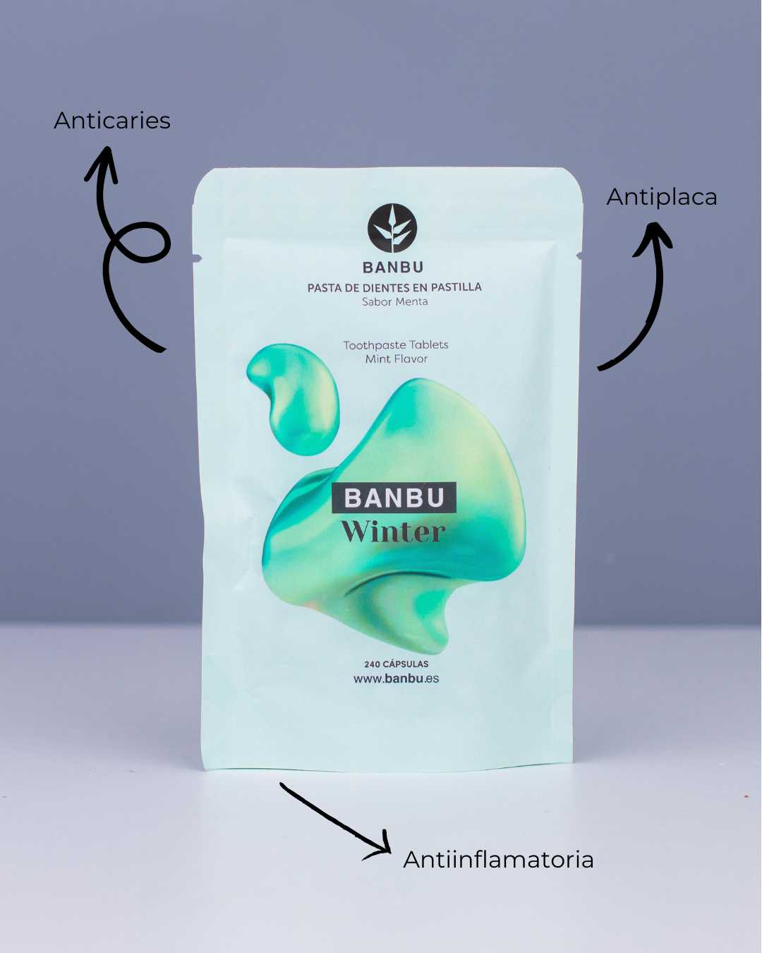 ECO WINTER Toothpaste Tablets Refill – Mint | 240 Tablets