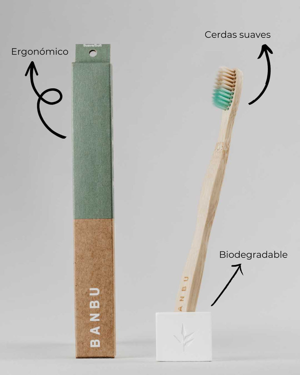 Bamboo Toothbrush Soft Bristles | Eco-Friendly & Vegan | Plastic-Free