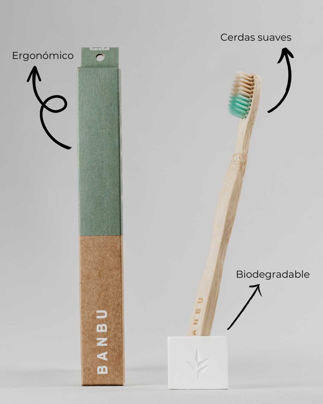 Bamboo Toothbrush Soft Bristles | Eco-Friendly & Vegan | Plastic-Free