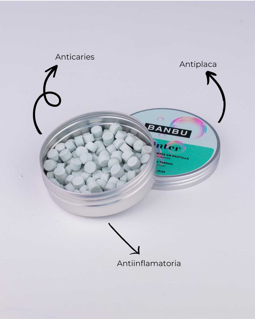 ECO WINTER Natural Toothpaste Tablets – Triple Action | Plastic-Free