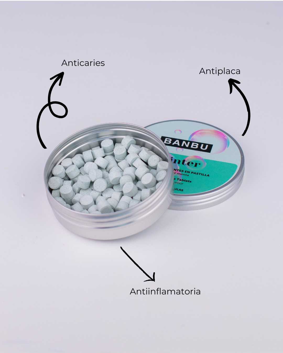 ECO WINTER Natural Toothpaste Tablets – Triple Action | Plastic-Free