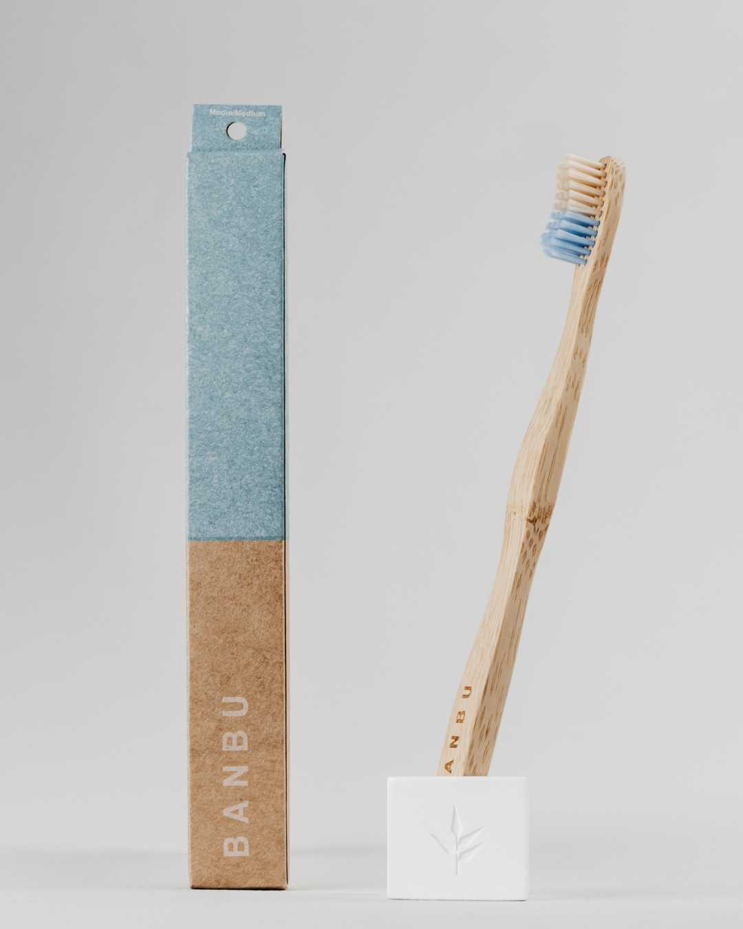 Bamboo Toothbrush Medium Bristles | Eco-Friendly & Vegan | Plastic-Free