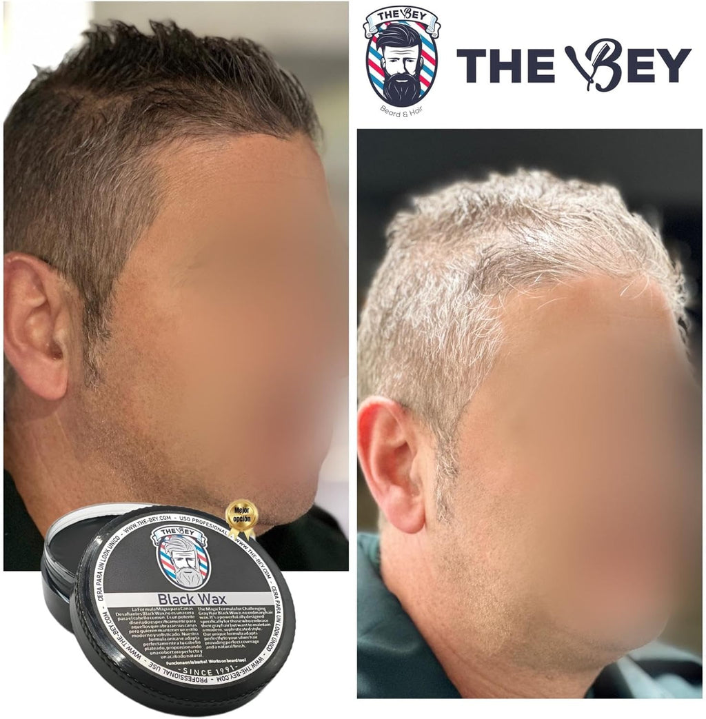 The Bey Black Wax – Temporary Colour Wax for Hair | Instant Grey Coverage