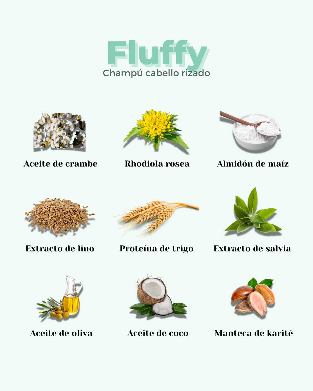 FLUFFY ECO Solid Shampoo – Curl-Activating Low Poo Bar for All Curl Types