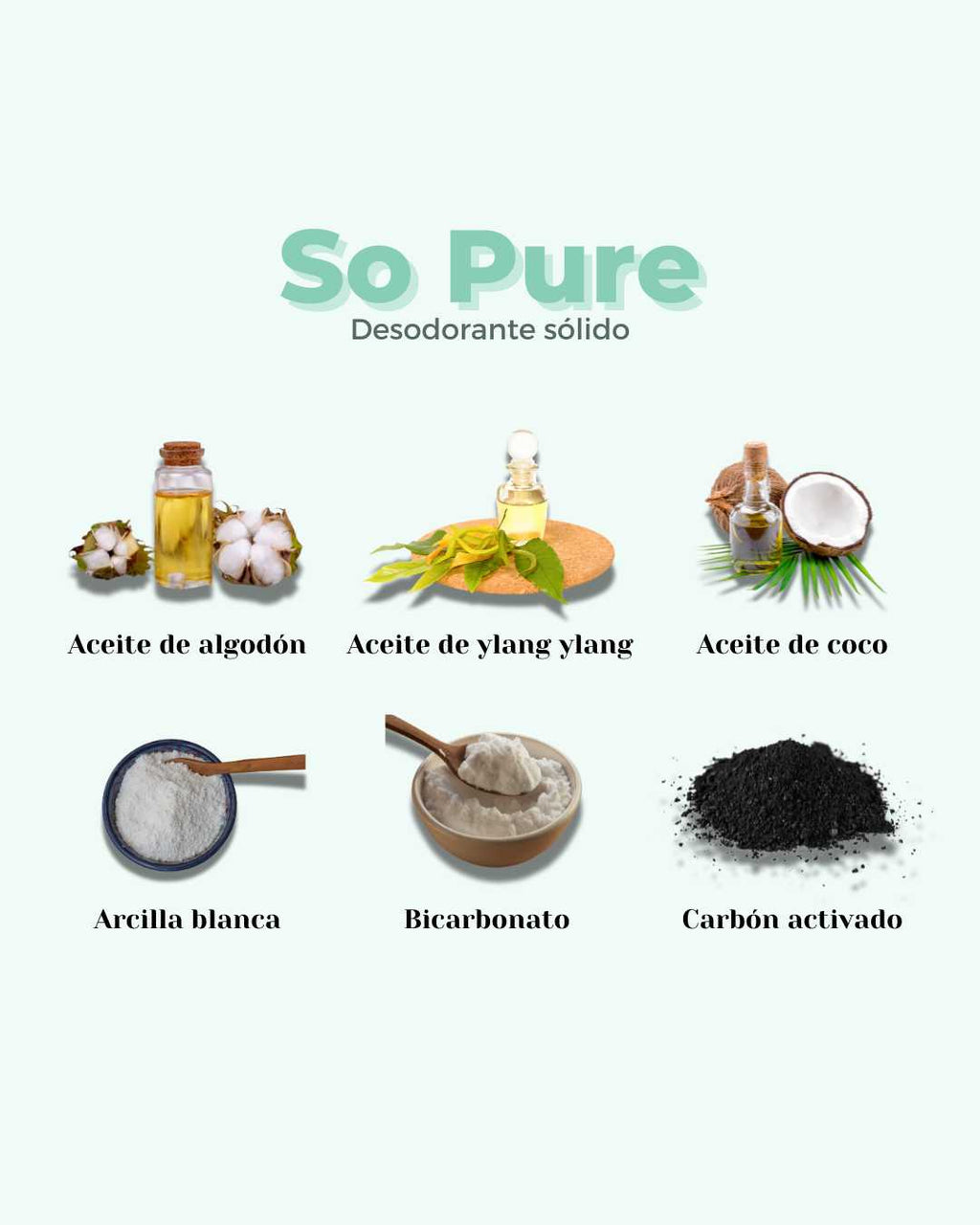 SO PURE ECO Solid Deodorant — Minimalist Fragrance | Aluminium-Free 45ml