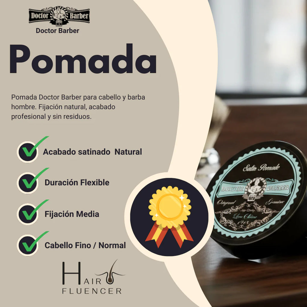 Doctor Barber Professional Pomade – Total Control, Perfect Finish