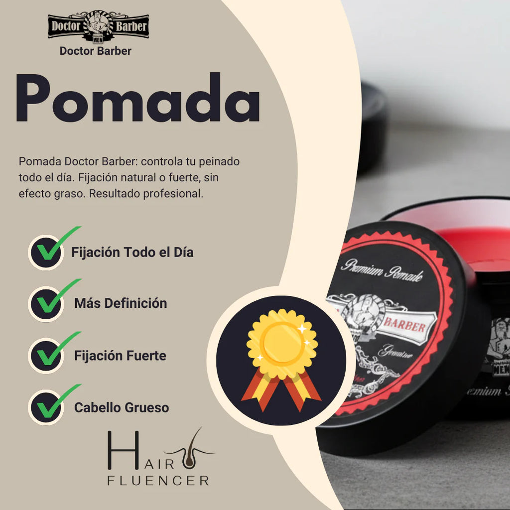 Doctor Barber Professional Pomade – Total Control, Perfect Finish