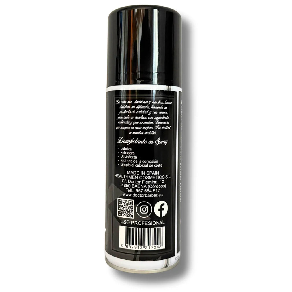Doctor Barber Clipper Hygiene Spray 200ml – Cool, Lubricate & Clean Blades