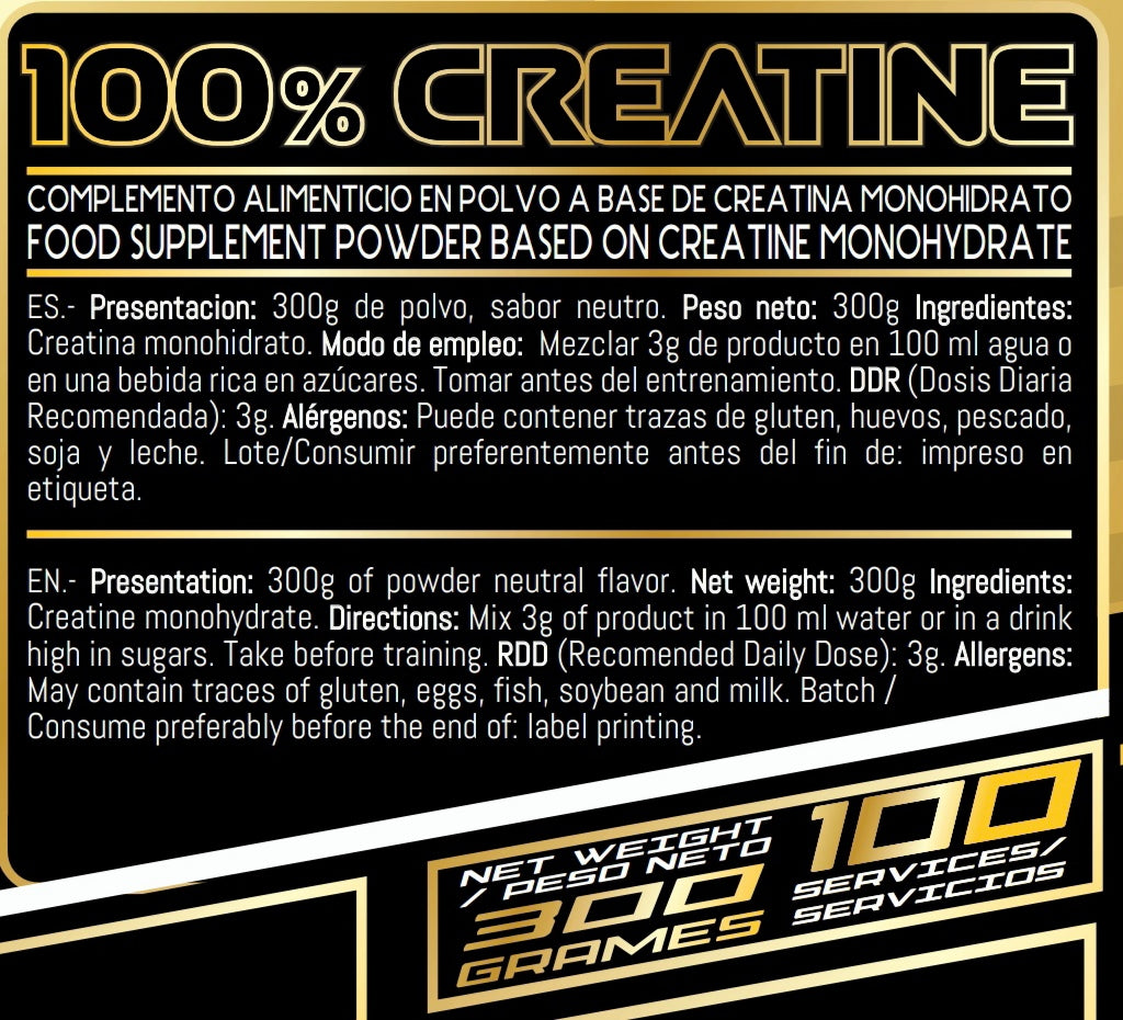 GP Nutrition 100% Creatine Monohydrate 200 Mesh - Pure Micronised Creatine Powder