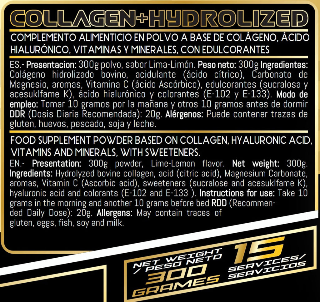GP Nutrition Hydrolysed Collagen + Hyaluronic Acid + Magnesium + Vitamin C - 4-in-1 Formula