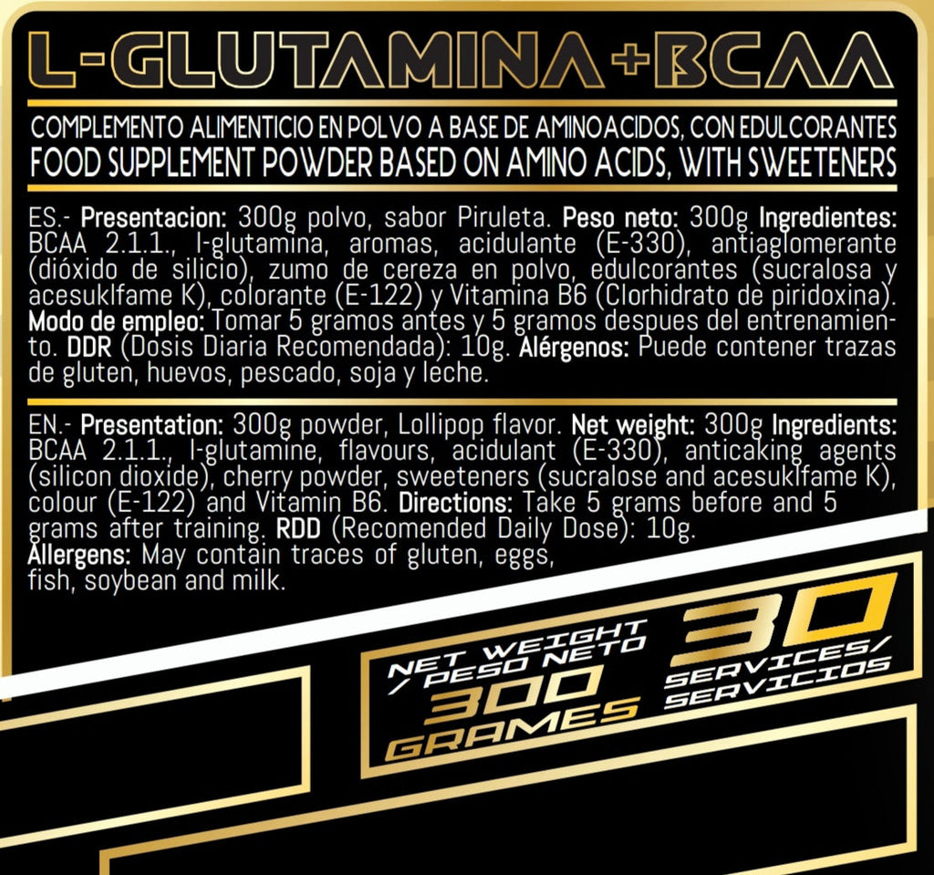 GP Nutrition BCAA + Glutamine - Amino Acid Supplement for Active Users