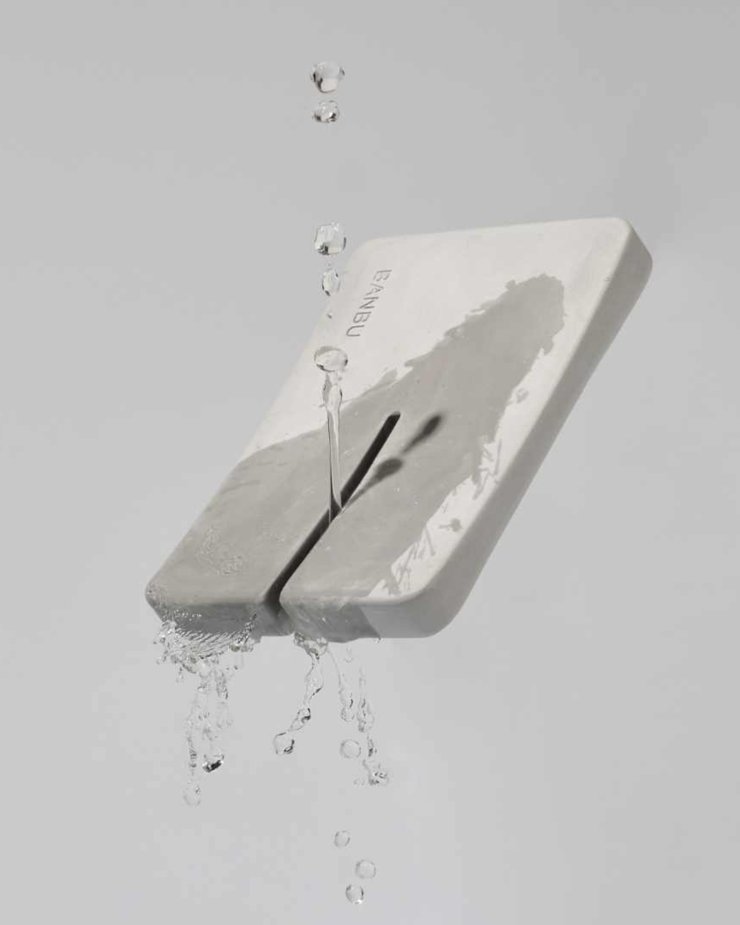 HOLLOW Small Soap Dish — Superabsorbent & Plastic-Free | 12x8.5x1.5cm