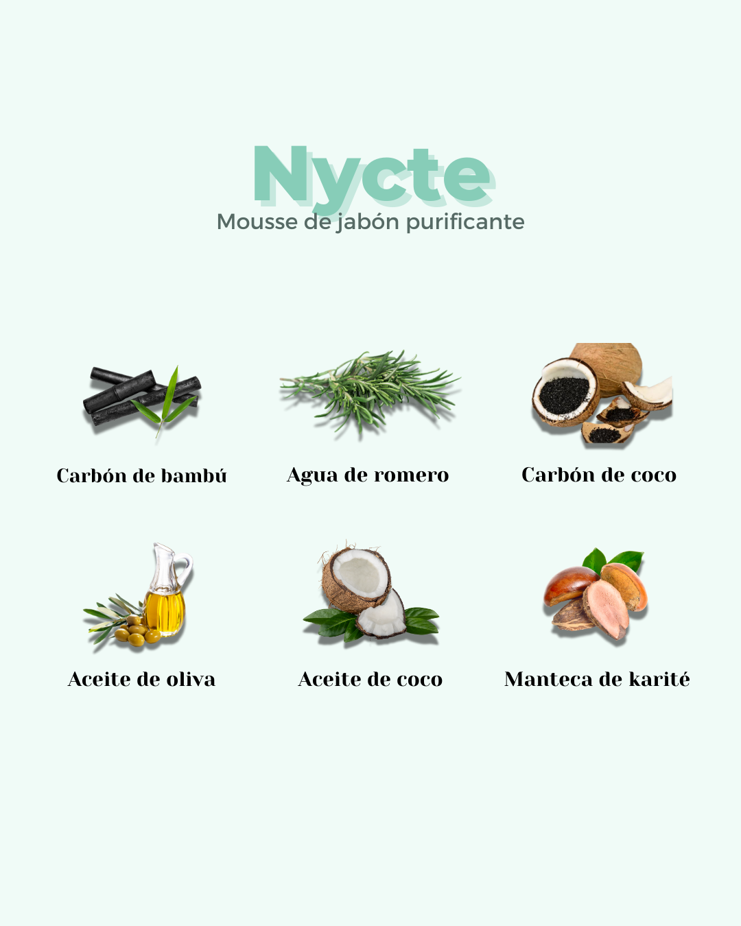 NYCTE ECO Talgregulierendes Gesichtsmousse – Fettige und Mischhaut 100g