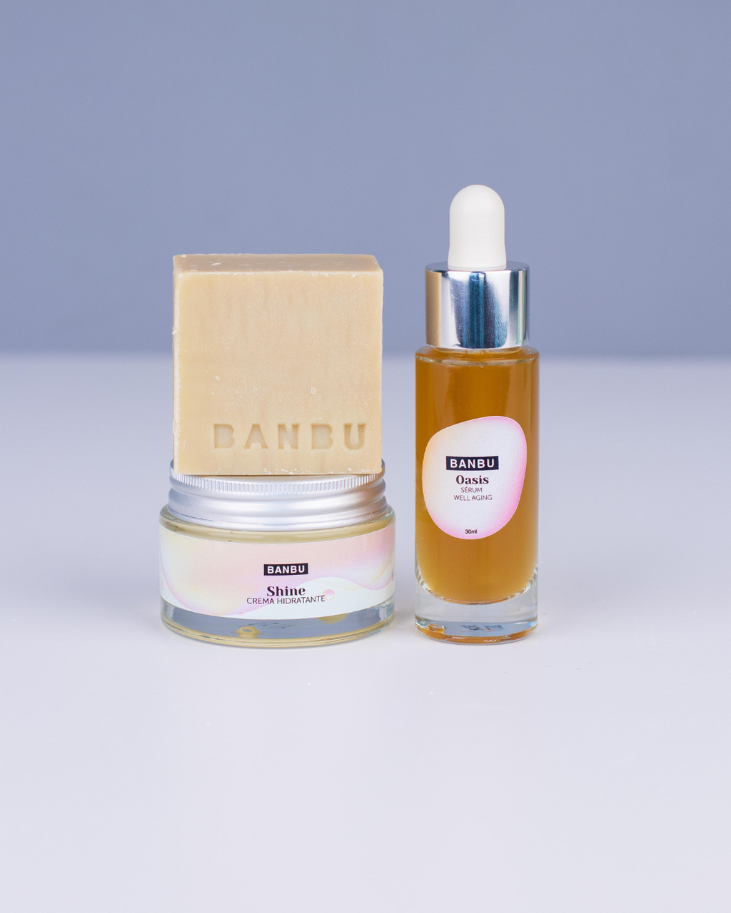 ECO Well Aging Medium Gesichts-Routine-Set — Trockene & Normale Haut (Mousse + Serum + Creme)