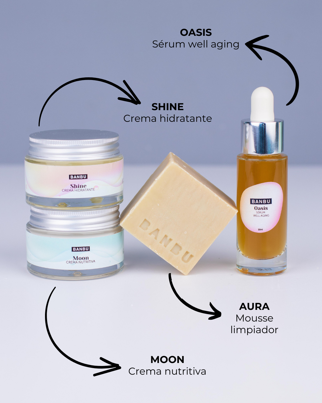 ECO Well Aging Komplette Gesichtsroutine — Trockene & Normale Haut (4 Produkte)