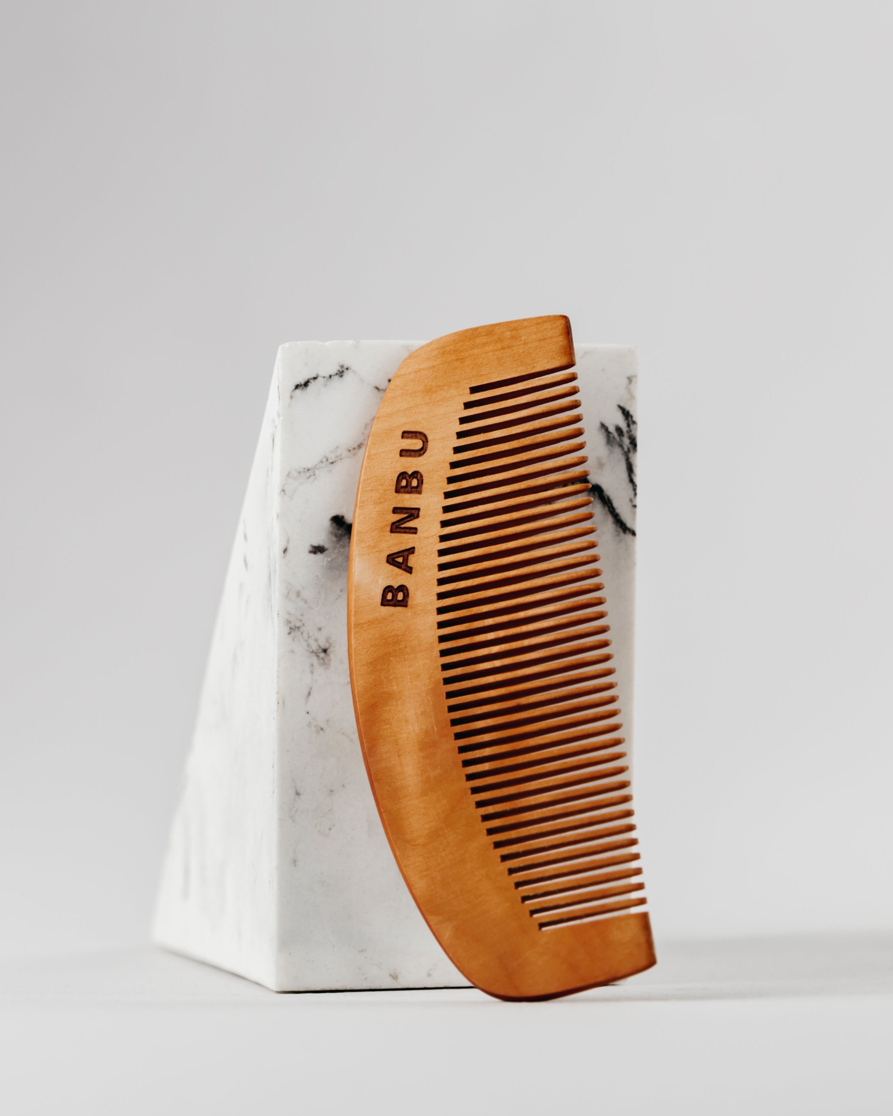Bamboo Wood Comb — Anti-Frizz & Plastic-Free | Short Hair