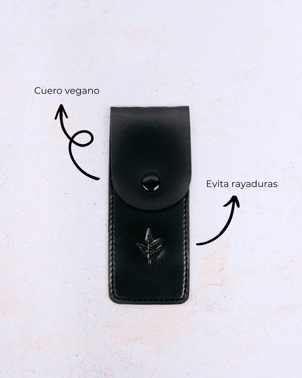 Black Vegan Razor Case – Protect Your Razor in Style