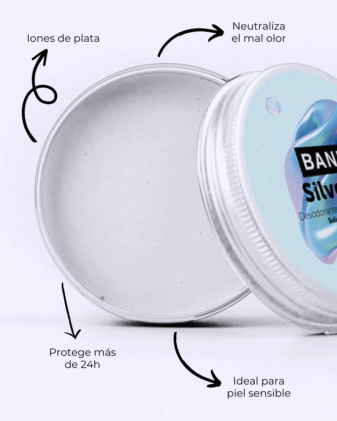 SILVER SEA ECO Cream Deodorant — Sensitive Skin | Aluminium-Free 50ml