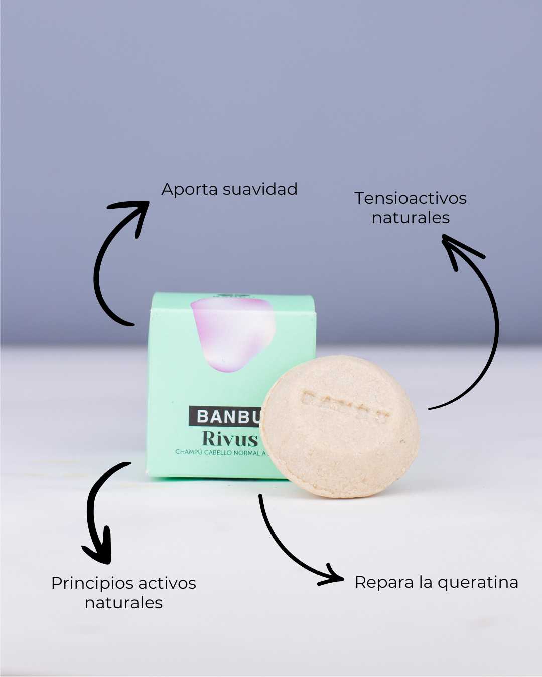 RIVUS ECO Solid Shampoo – Deep Moisturising Bar for Normal & Dry Hair