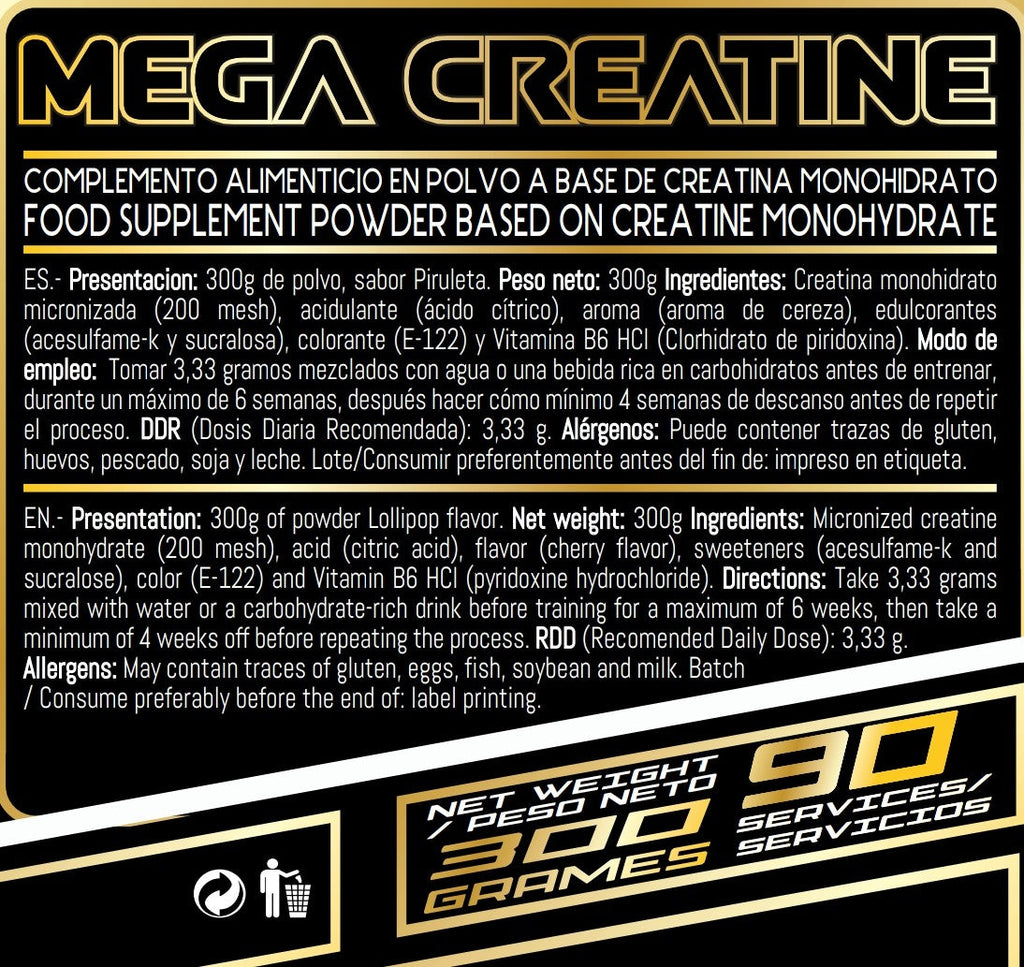 GP Nutrition 100% Creatine Monohydrate 200 Mesh - Pure Micronised Creatine Powder