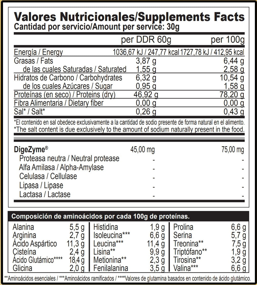GP Nutrition Whey Protein LACPRODAN8011® + DIGEZYME® - Premium Whey with Digestive Enzymes