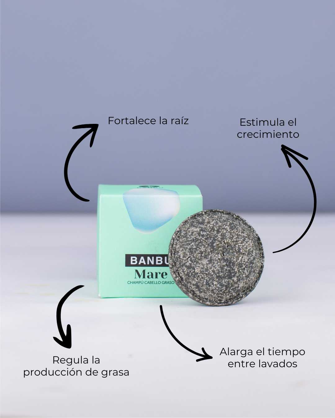 MARE ECO Solid Shampoo – Sebum-Balancing Bar for Oily Hair