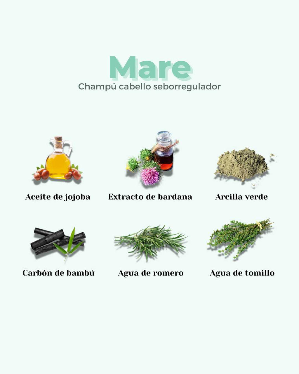 MARE ECO Solid Shampoo – Sebum-Balancing Bar for Oily Hair