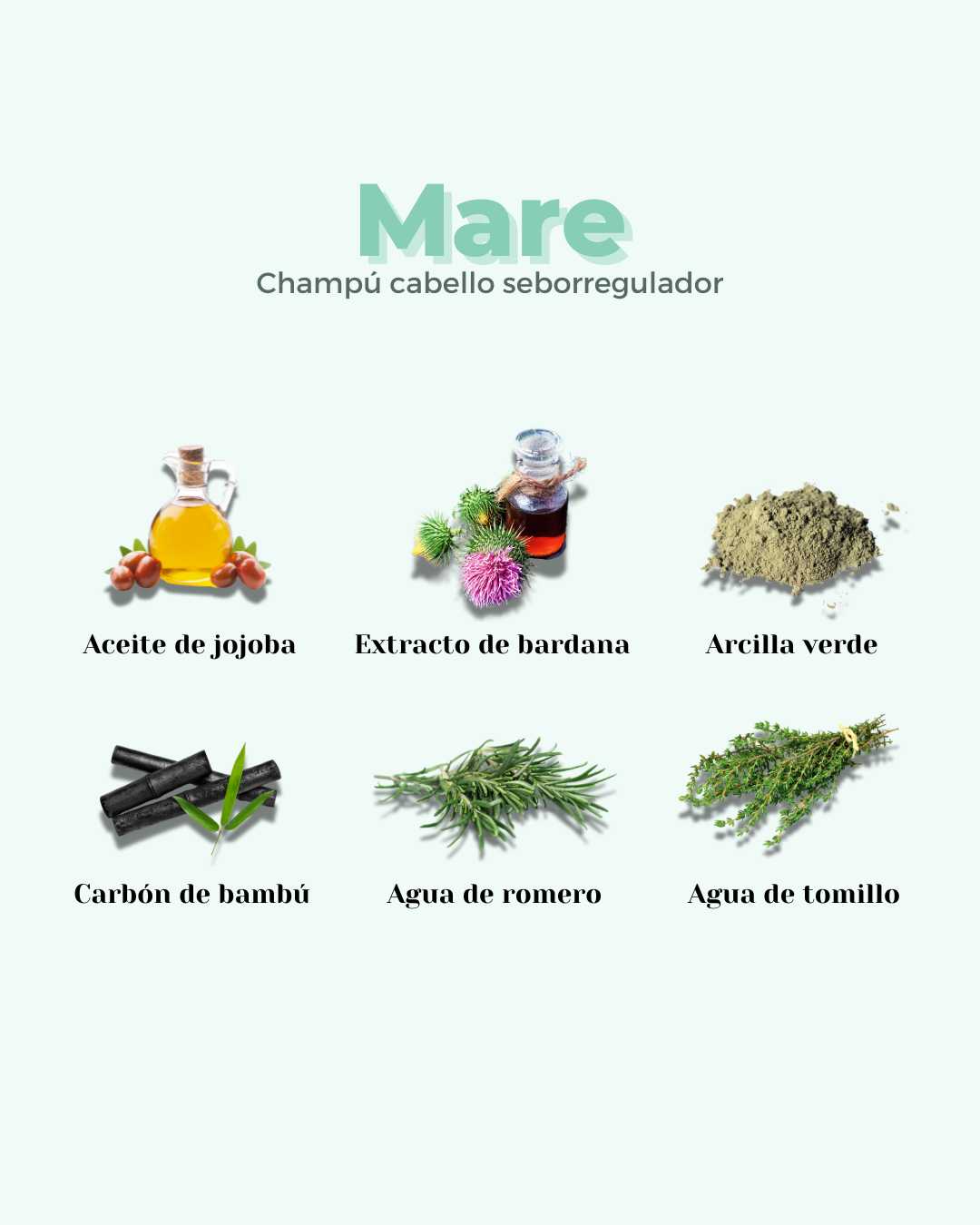MARE ECO Solid Shampoo – Sebum-Balancing Bar for Oily Hair