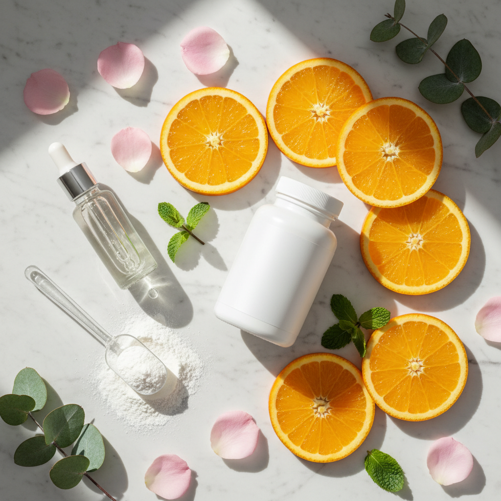 Colágeno Flat Lay