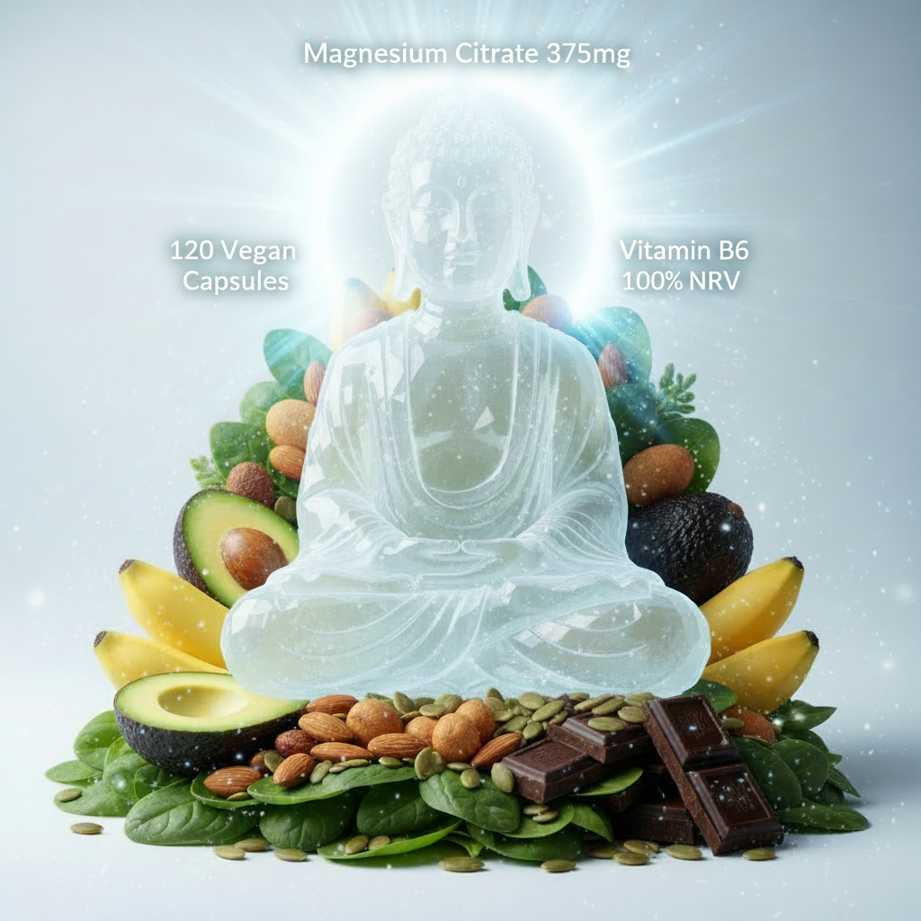 Magnesium Buddha - With Key Ingredients
