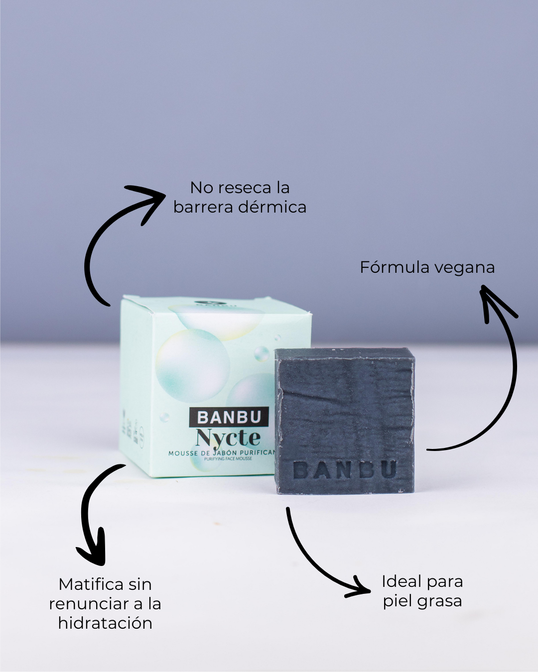 NYCTE ECO Talgregulierendes Gesichtsmousse – Fettige und Mischhaut 100g