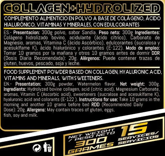 GP Nutrition Hydrolysed Collagen + Hyaluronic Acid + Magnesium + Vitamin C - 4-in-1 Formula